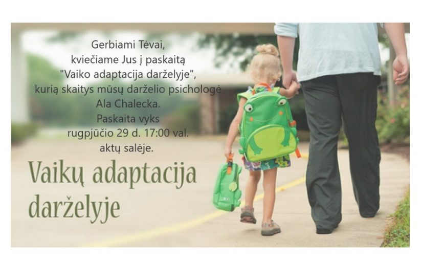 “Adaptacja w przedszkolu”