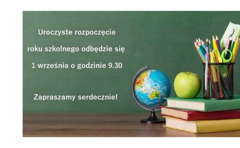 Uroczyste rozpoczęcie roku szkolnego!
