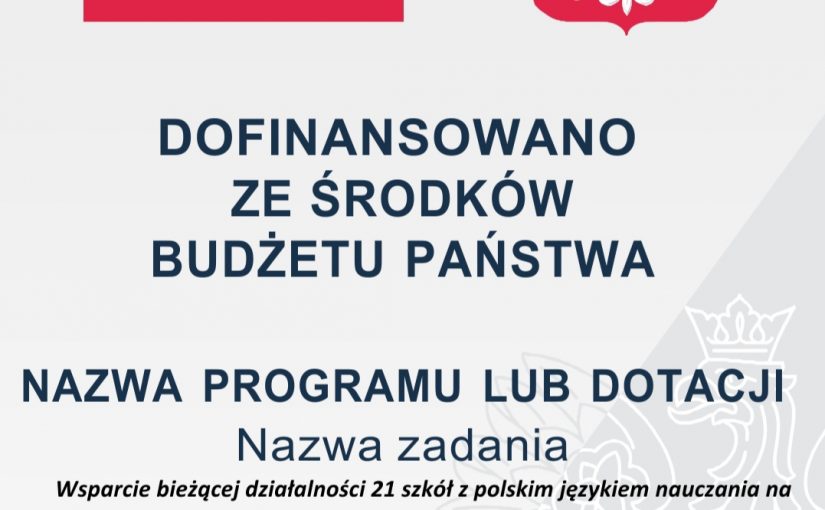SZKOŁA-PRZEDSZKOLE „ZIELONE WZGÓRZE” W WILNIE. DOFINANSOWANIE SZKOŁY.