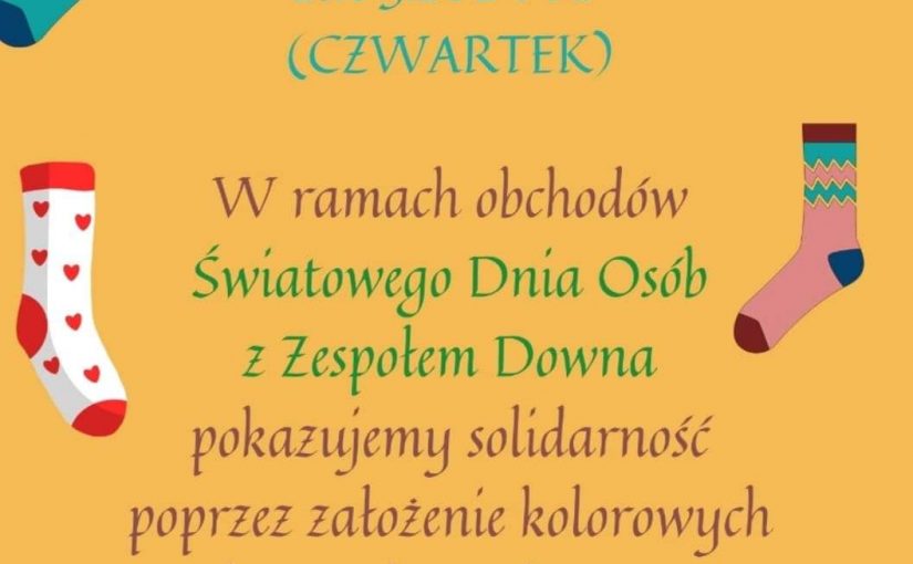 Dzień kolorowej skarpetki